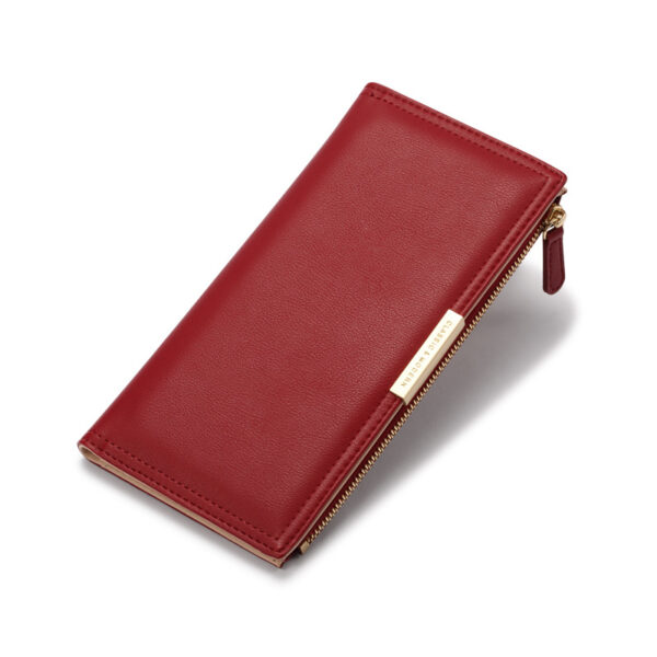 Geldbörsen Und Taschen Mode Einfarbig PU Geldbörse Universal #3364 – Bild 2