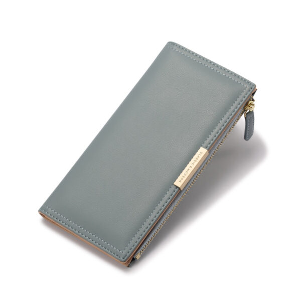 Geldbörsen Und Taschen Mode Einfarbig PU Geldbörse Universal #3364 – Bild 4