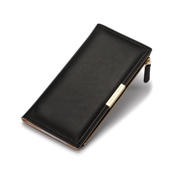 Geldbörsen Und Taschen Mode Einfarbig PU Geldbörse Universal #3364 – Bild 5
